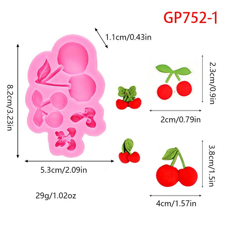 Food-Grade Silicone Fruit Mold for Cake Decorating