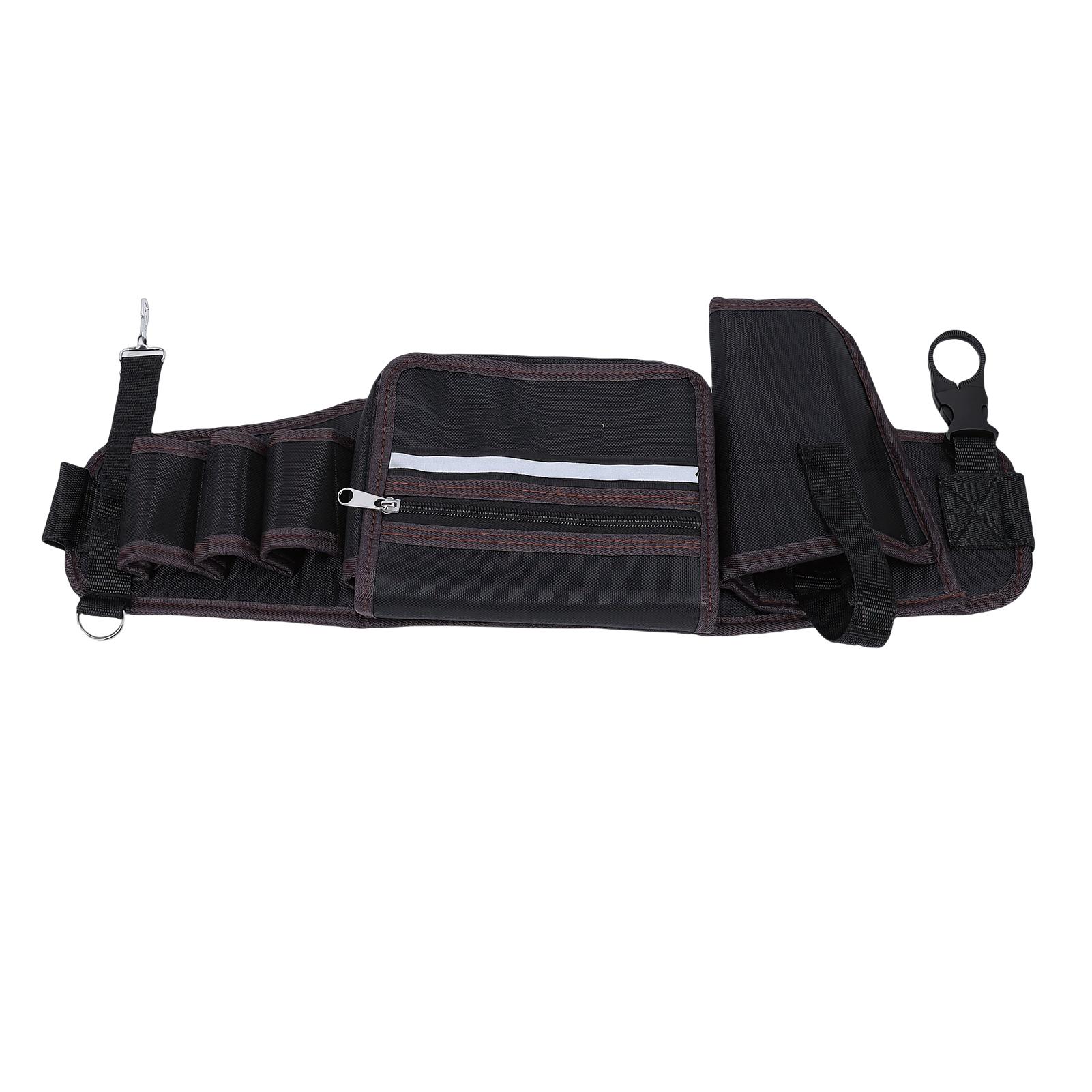 

Tool Storage Waist Bag Multifunctional Adjustable Oxford Fabric Tool Belt for High Altitude Work Electrical Maintenance
