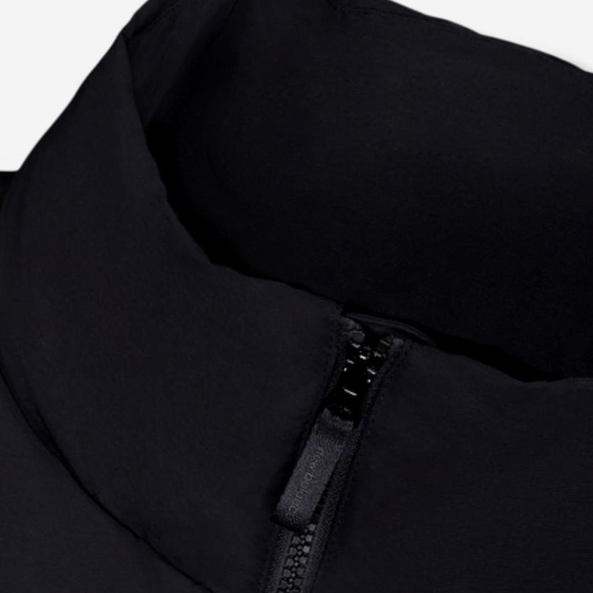 New Balance Down Vests Men's Black Stand Collar Moderate Other AMV43376-BK