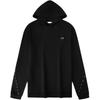 Letter Logo Hooded Long Sleeve Sweatshirt Men Sweatshirt Black 40QC404-BAE