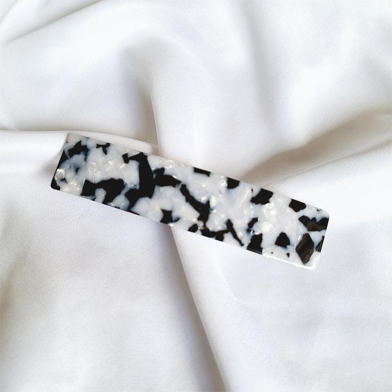 

Корейская новая цветочная заколка для волос из уксусной кислоты, модная, 10,5 см, длинная полоска, пружинный зажим, французская заколка для хвостика, аксессуары для волос Barrettes