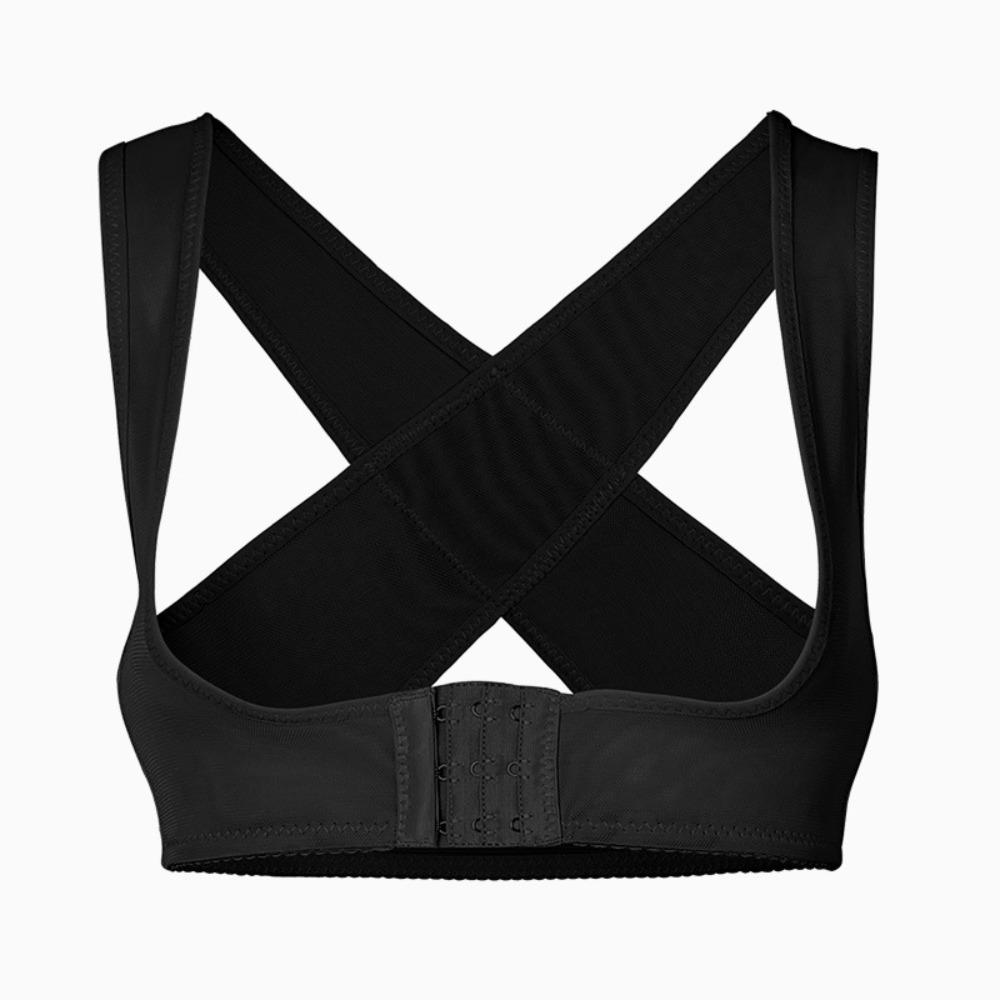 

Hunchback Correction Chest Support Brace Bra Belt Shapewear Top Posture Improvement XL чёрный