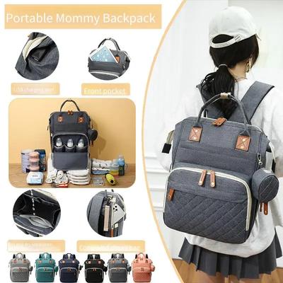 Sac à dos Maman Imperméable Résistant à l'usure Multiples Compartiments Sac à langer Grande Capacité Léger Sac Mère Bébé Sac d'extérieur