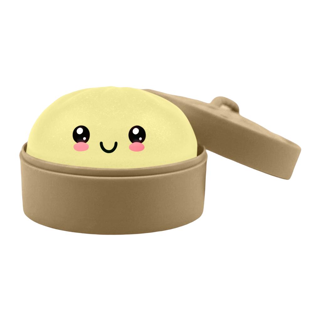 Simulated Roast Pork Bun Toy; Cute Food; Decompression; Bun; Enjoy; Stress Relief Device.Prank Stress Relief Bun Toy Realistic Steamer Toy
