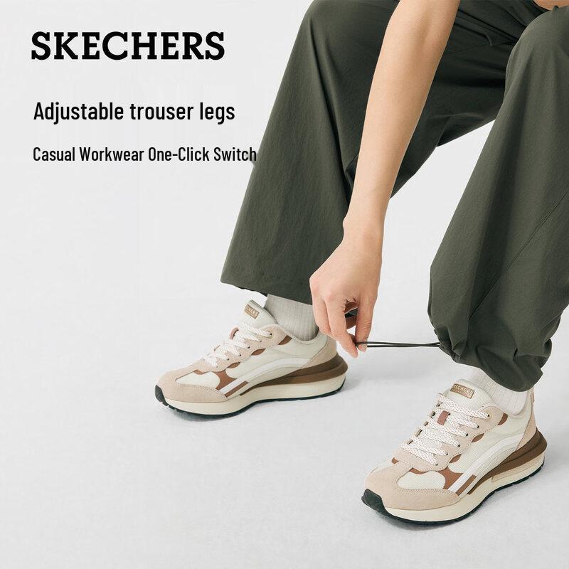 Skechers Women's Moisture-Wicking Wide-Leg Trousers