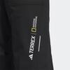 adidas X National Geographic Twill Jednokolorowe Spodnie Sportowe Outdoor Męskie Spodnie Czarne IL6593
