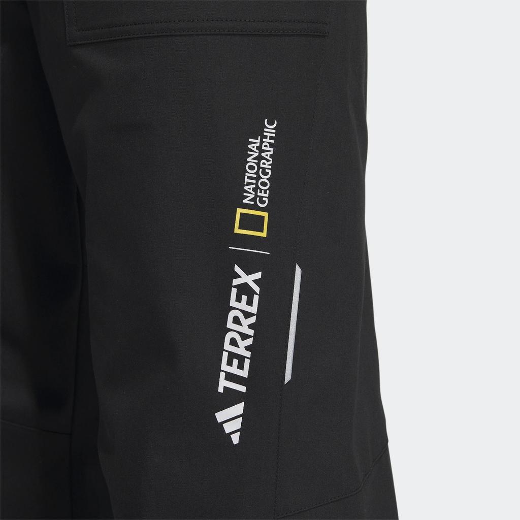 adidas X National Geographic Twill Jednokolorowe Spodnie Sportowe Outdoor Męskie Spodnie Czarne IL6593
