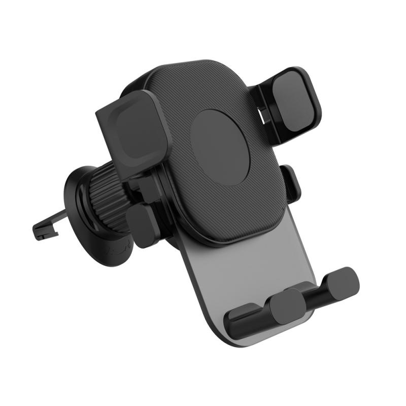 Universal Car Mobile Phone Holder Air Outlet 360-degree Rotating Hook-type Mechanical Arm Phone Stand Bracket Car Accessoies