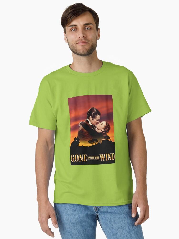 Gone with the Wind Day Gifts Love At The Sunset Clark Gable Halloween Classic T-Shirt