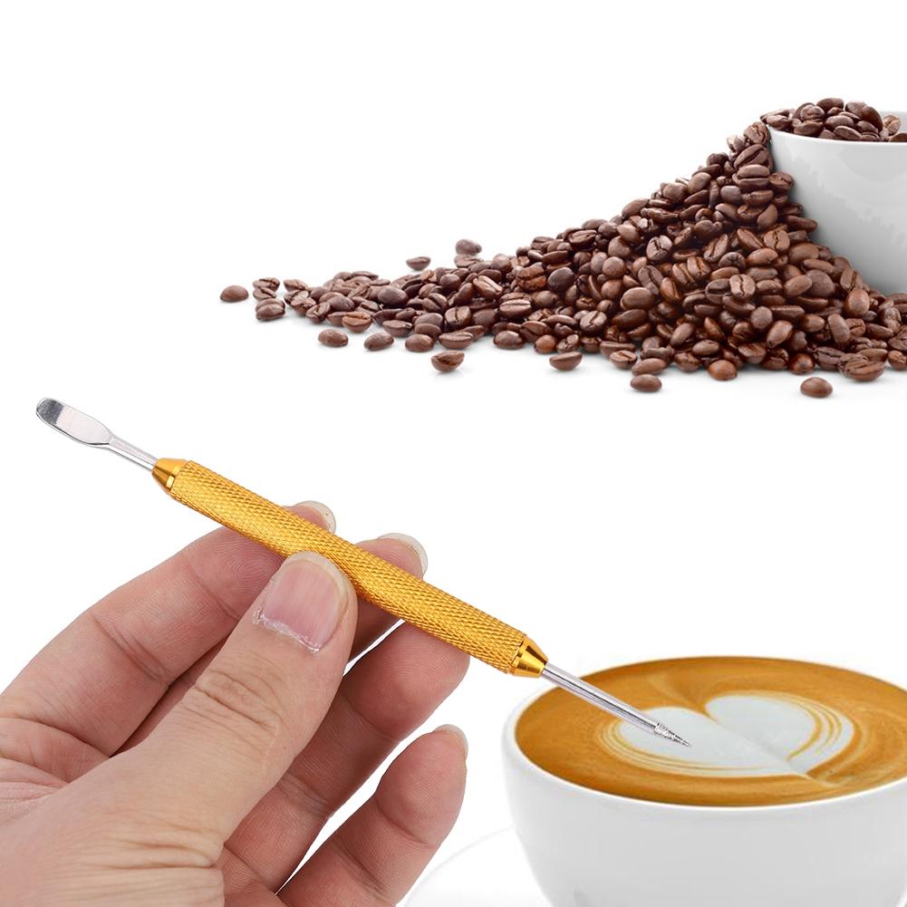 Stainless Steel Color Pull Flower Needle Coffee Art Pen Decorating Tool