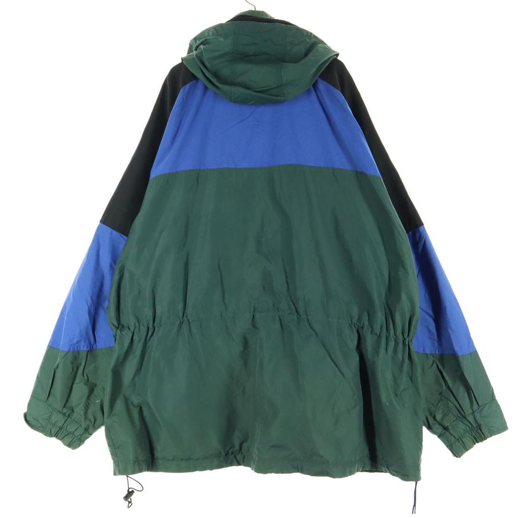 Columbia English letters Long sleeve Mountain parka XXL green Outdoors Men's Used