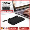 130W USB C Type C Travel Laptop Power Adapter 20V 6.5A AC Laptop Adapter Power Charger for Dell XPS 17 9700 9710 9720 9730