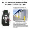 20 In 1 300MHz-915MHz Multi Frequency Garage Door Remote Control RF 20CH Duplicator 868MHz 433MHz Fixed Rolling Code Transmitter