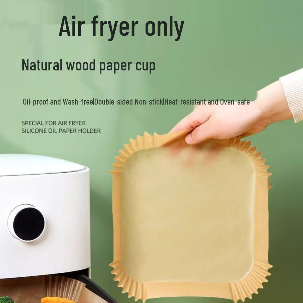 High Temp Resistant Disposable Air Fryer Paper Cups - Thick, Food-Grade, Oil-Absorbing