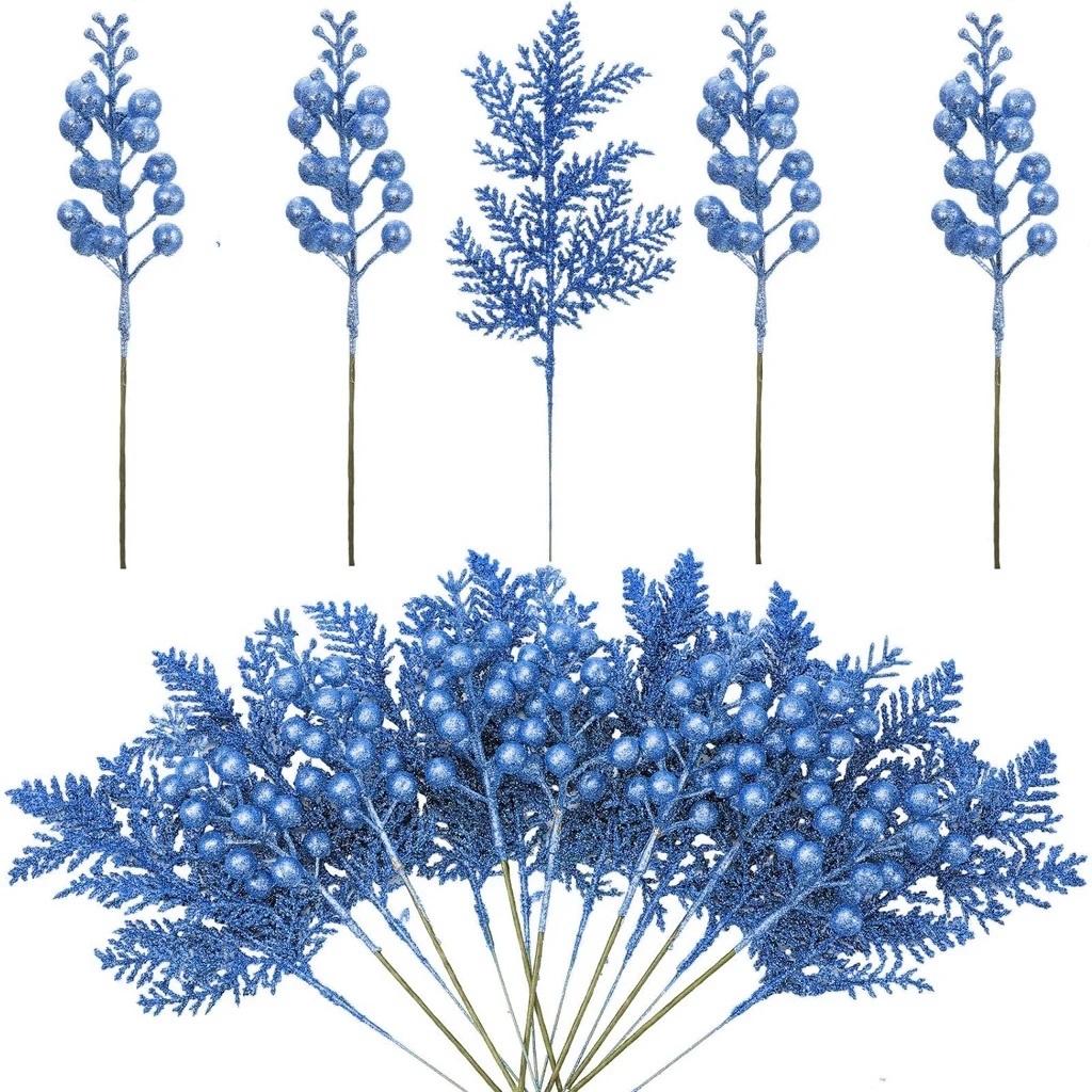 5Pcs Artificial Berry Christmas Decoration Christmas Tree Ornaments Home Room Decor Navidad New Year 2025 Garland Gift Accessory