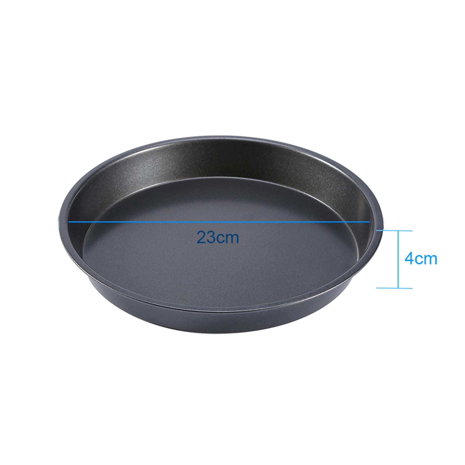 

9 Inch Carbon Steel Nonstick Round Pizza Pan Microwave Oven Baking Dishes Pans Pie Tray Baking