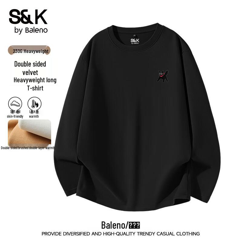 

Baleno S&K Men s Fleece-Lined Crew Neck Sweatshirt L
