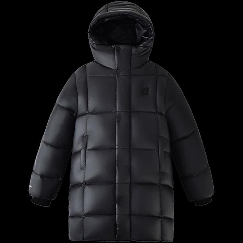 YEEHOO Children's Goose Down Long Hooded Jacket