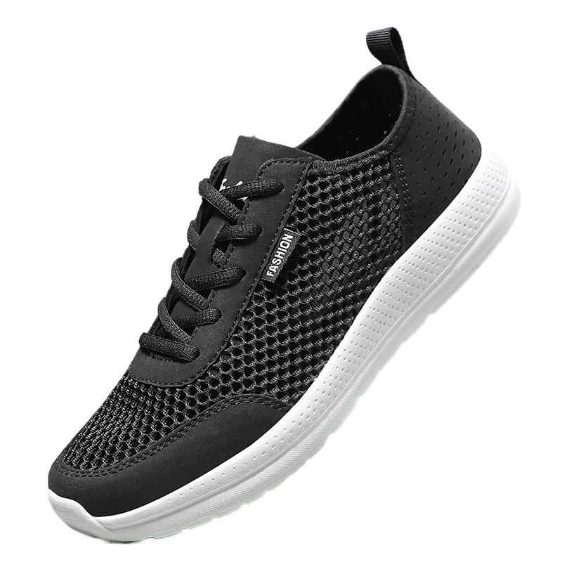 MAEDEF Summer Sneakers Men Running Shoes Lightweight Lace Up Sport Shoes Classical Mesh Breathable Casual Shoes Fashion Sneakers