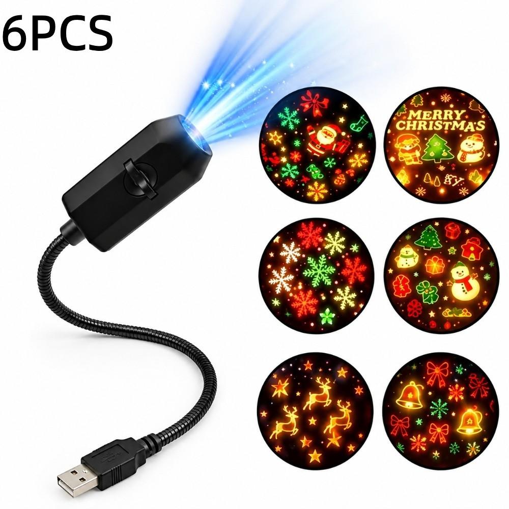 Creative LED Night Light LED Light Source Ambient Light Christmas Projector Lamp Indoor Decoration