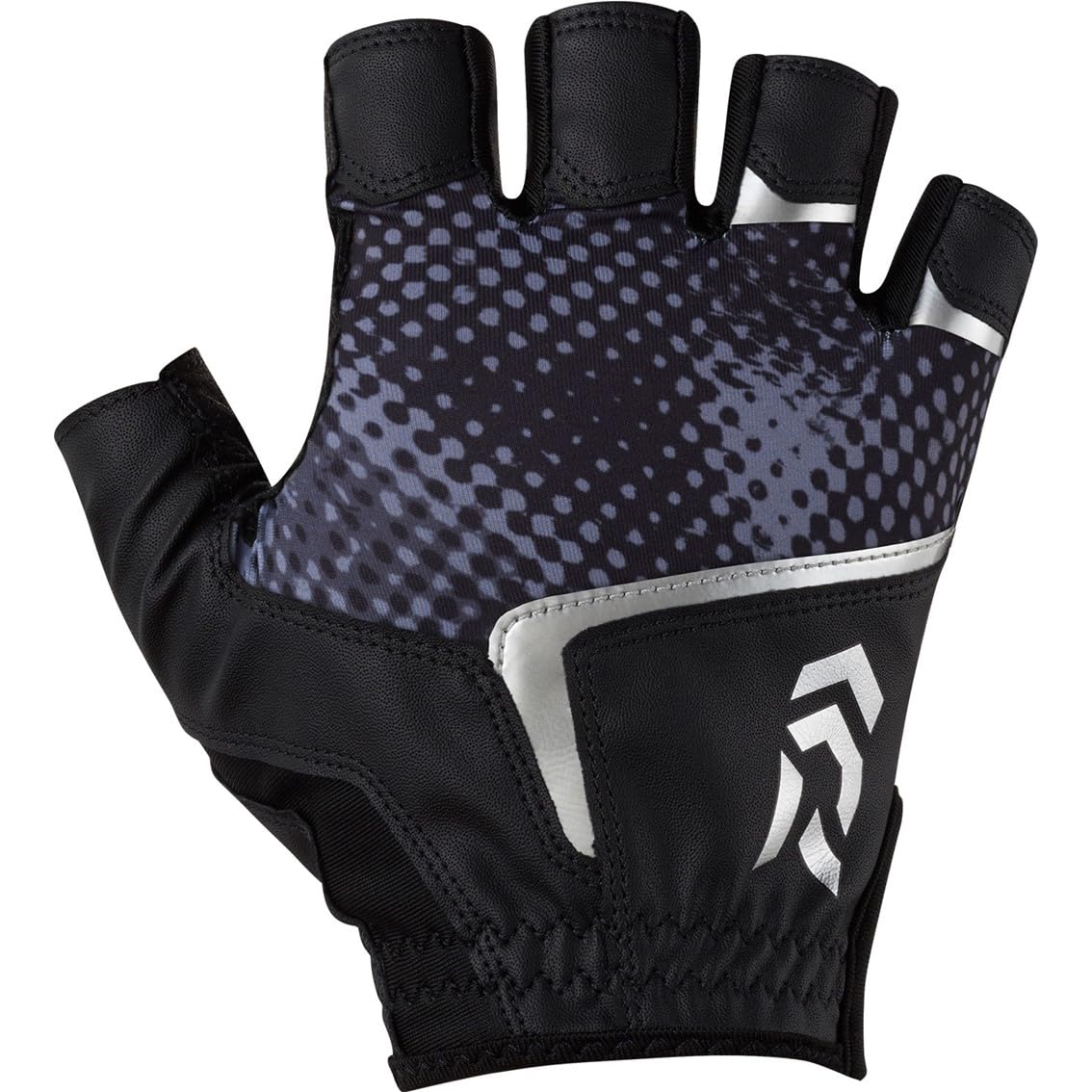 Padded Black Haze Size S [Daiwa] Gloves, 5-Finger Cut, DG-2126, Camo,