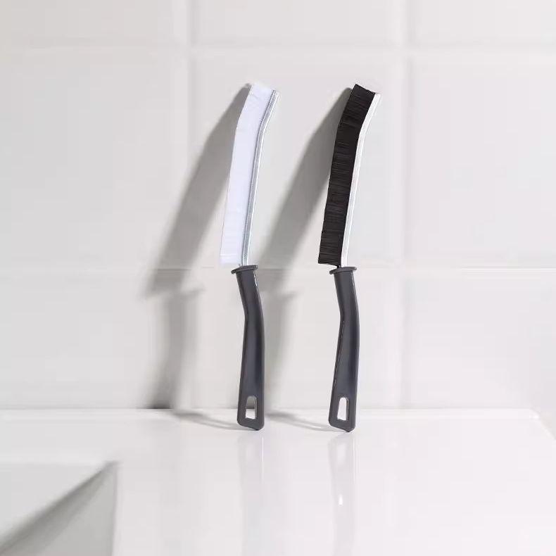 Multi-Functional Crevice Brush for Bathroom, Kitchen & Tile—Perfect for Cleaning Hard-to-Reach Corners with Stiff Bristles