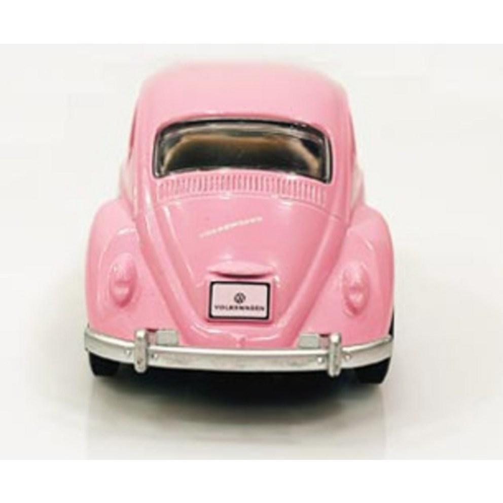JoyKids Volkswagen Classic Beetle 1967 S40 Series Die-cast Model Car, Pink