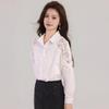 Elegant White Lace Shirt for Women - 2026 Spring Collection, Stylish & Trendy Loose Casual Design.