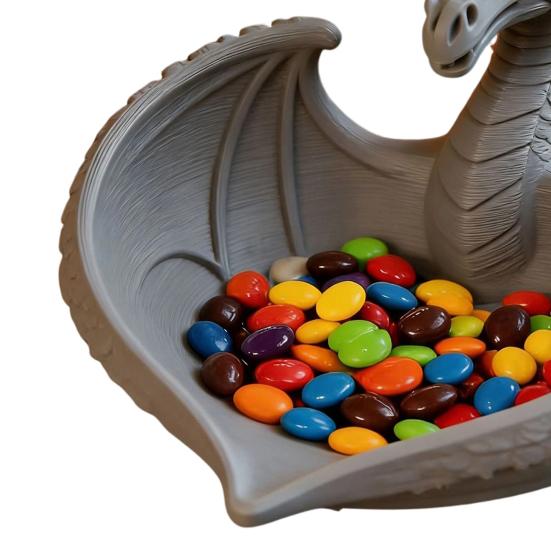 3D Printed Dragon Storage Box Modern Desk Organizer for Keys Jewelry Candy Flying
