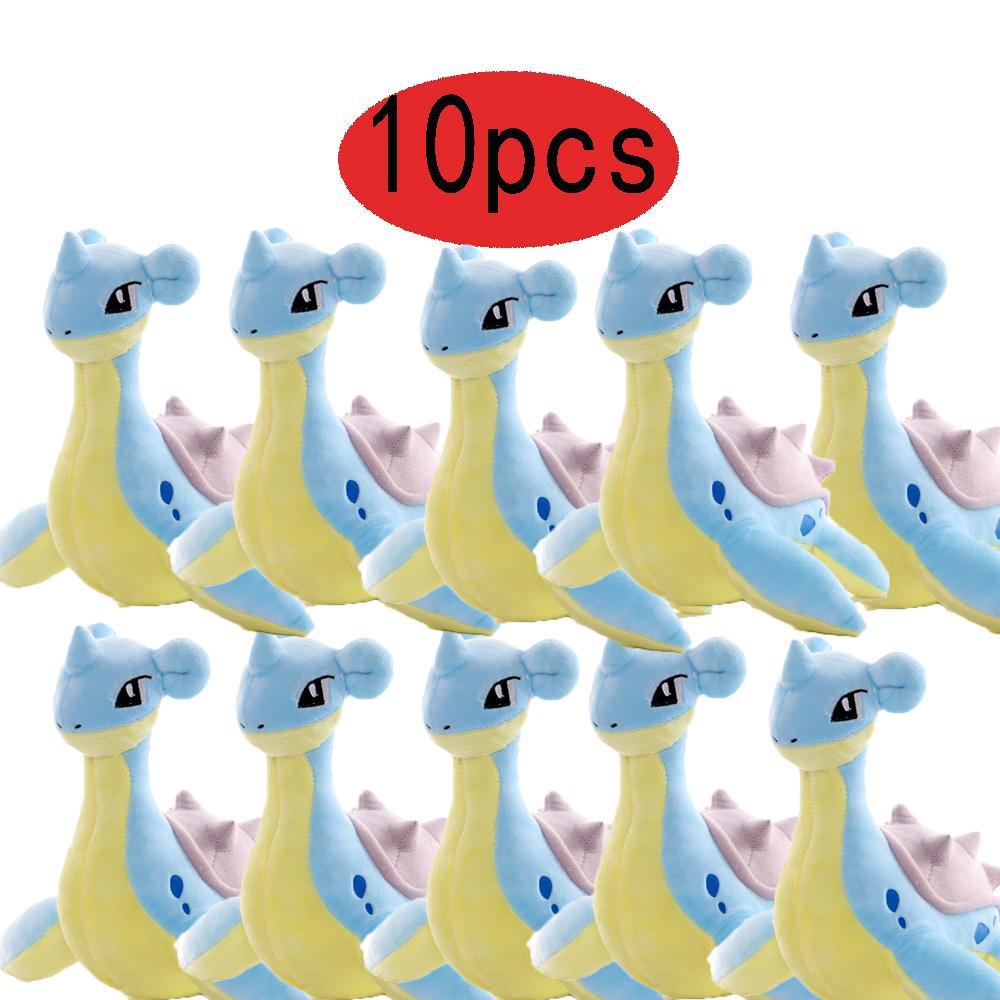 1-10pc POKEMON Original Plush Toy Gengar Pikachu Kawaii Charizard Genuine Plush Doll Soft Cute Cartoon Piplup Playthings for Kids Gift