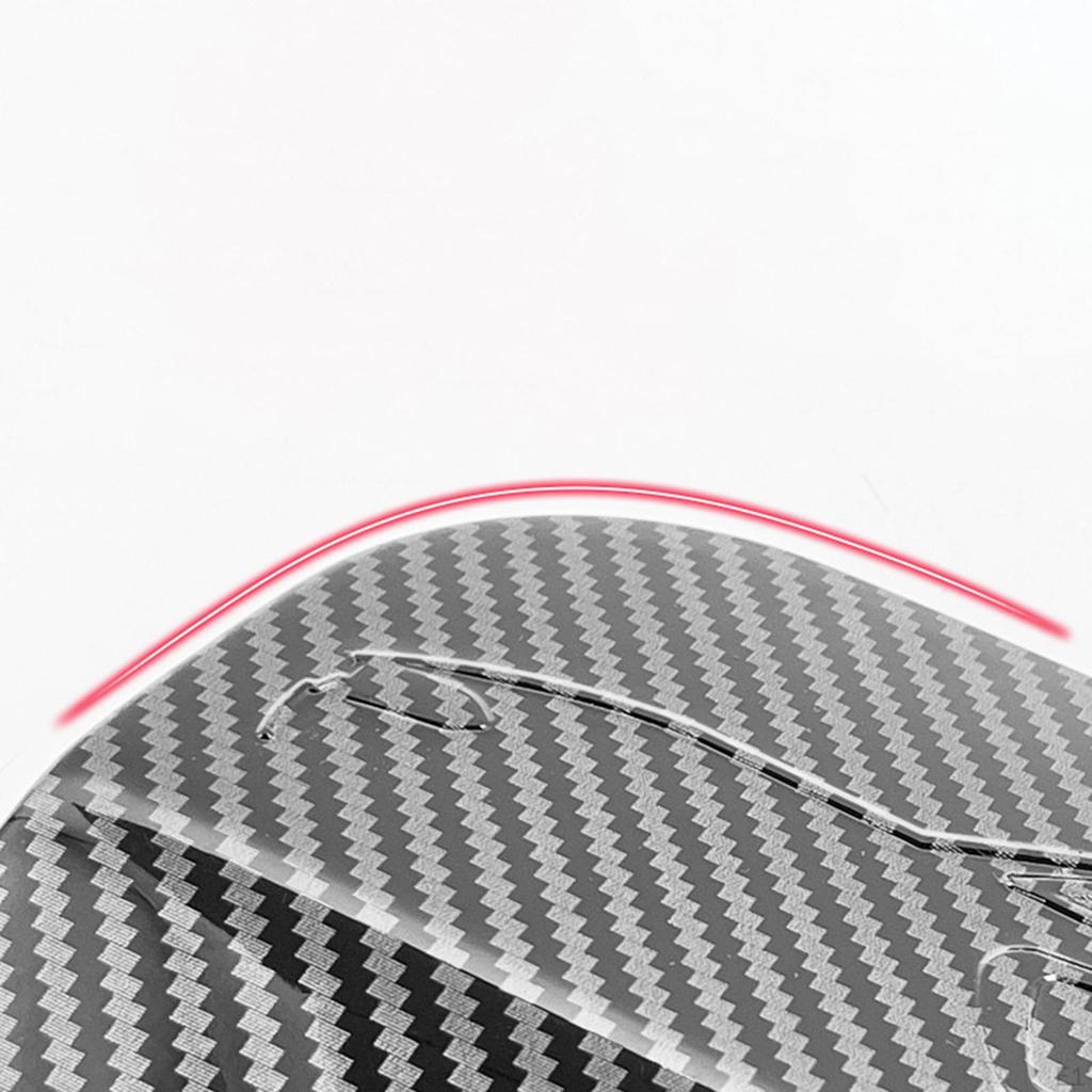 Tank Gas Door Cover Trim, Automotive Accessories Carbon Fiber Style for , Existing Scratches