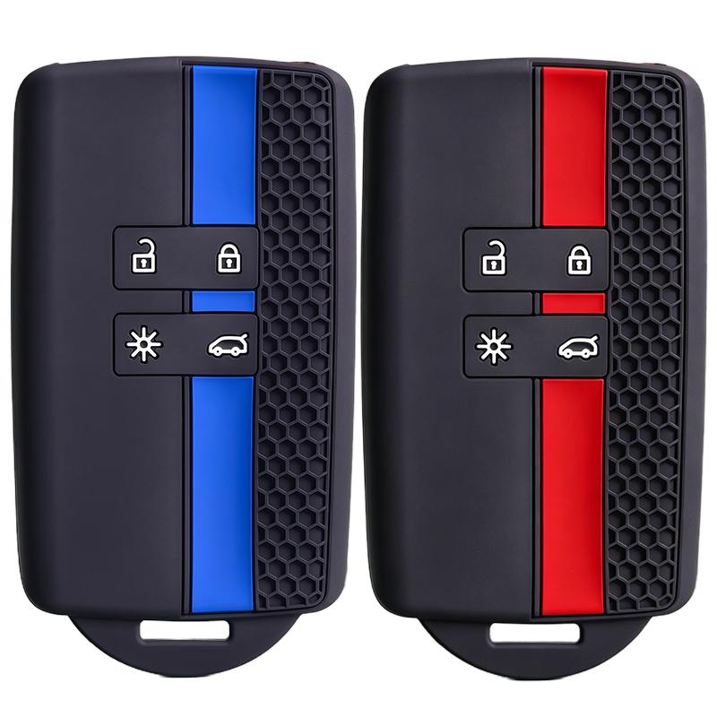 New Silicone Car Key Cover For Renault Captur Koleos Kadjar Arkana Megane Dacia Duster Sandero Stepway Remote Control Fob Case
