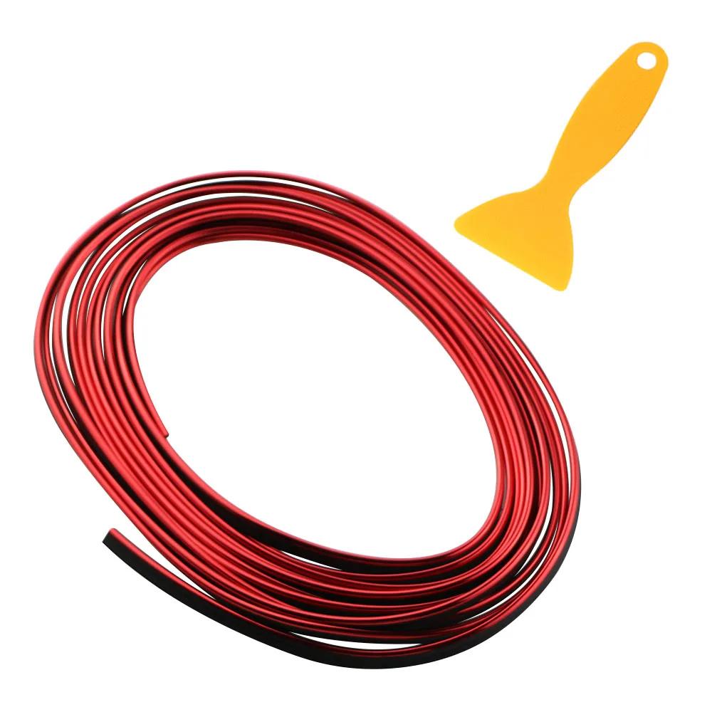 Car Interior Moulding Decoration Flexible Strips Gap Fillers Strip Universal Auto Mouldings Dashboard Styling Trim Accessories