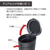 Seiko Sangyo EXEA Auto Innenraum Mülleimer Weiche Staubflasche Schwarz ED-64