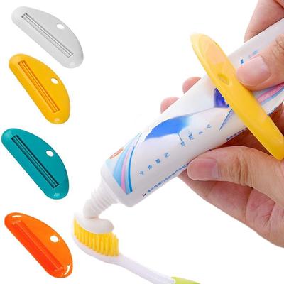2pcs Manual Toothpaste Tube Clip Plastic Facial Cleanser Dispenser Toothpaste Squeezer  Bathroom