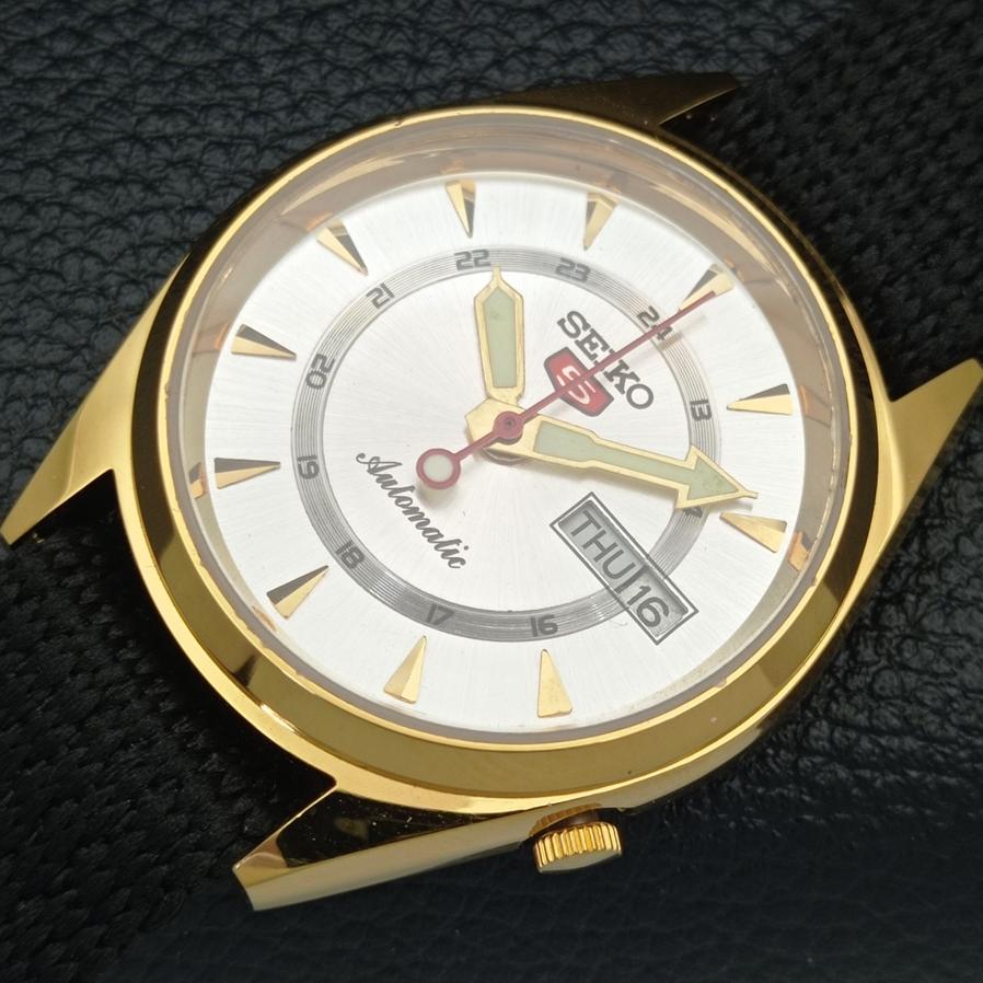 REPASOVANÉ VINTAGE SEIKO 5 AUTO 6309A JAPONSKÉ PÁNSKÉ HODINKY SE STŘÍBRNÝM CIFERNÍKEM a425928-2
