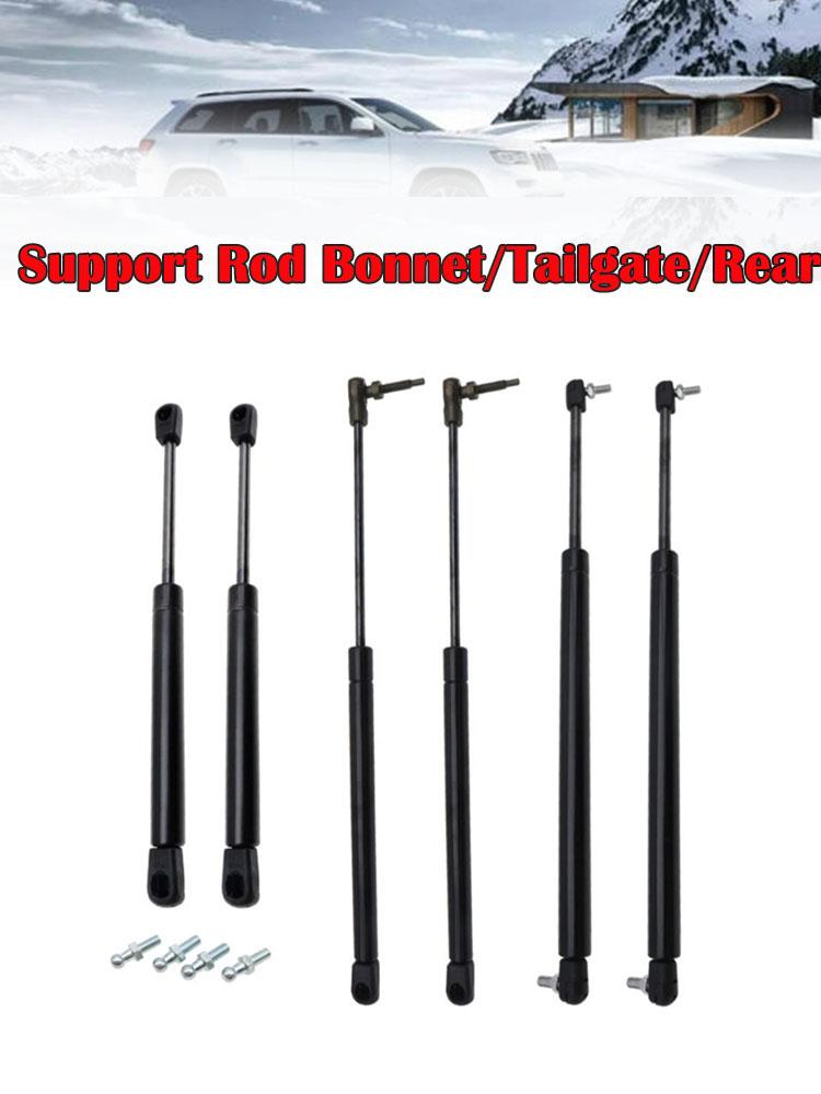 2x/6x Bonnet/Tailgat /Rear Window Lift Support Rod Arm Gas Springs Shocks Struts Bar Fit Jeep Grand Cherokee WJ WG 1999-2004
