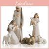 Toy Model Shepherdess Resin Christmas Scene Gift Set Angel Seasonal Gift Giving