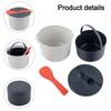 Space Saving Microwave Rice Cooker for Small Kitchens Dorms RVs and Office Use