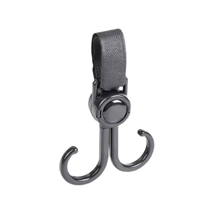 

Double Hook Load-bearing Sturdy and Durable 360 Degree Rotating Adjustable Hook and Loop Fasteners Baby Stroller Accessories