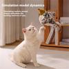 SelfMoving Electric Flocking Feathered Cats Teasing Toy with Life Like Bird Motion To Stimulate Pet Hunting and Chasing