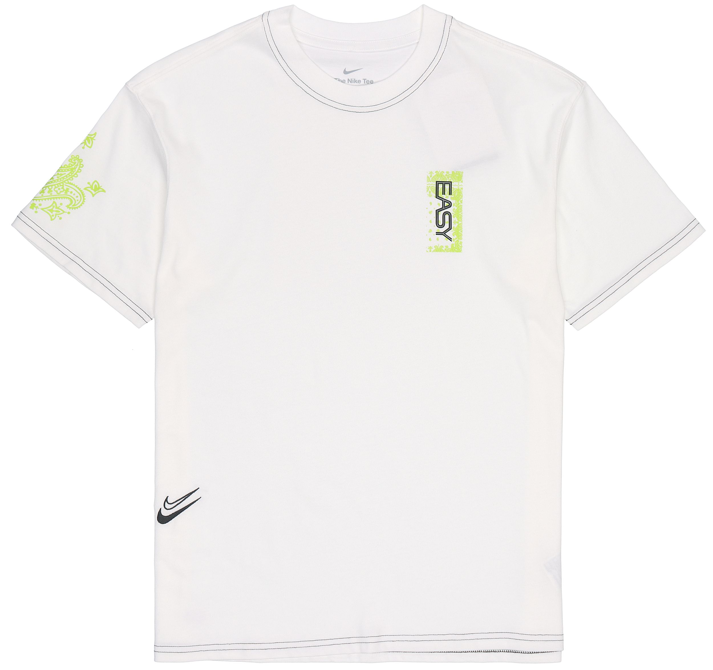 Мужская футболка Nike с заниженной линией плеча Белая DQ1878-100 XL