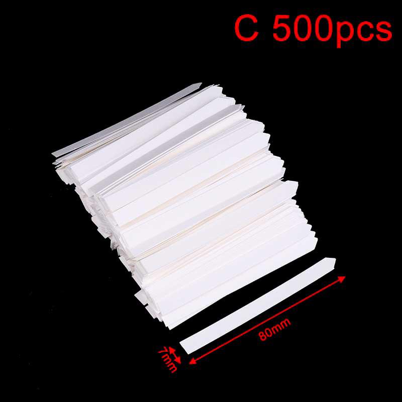 100/500Pcs Tester Strips Fragrance Disposable White Smell Paper Paper Strips Test Paper Aromatherapy Perfume Essential Oils