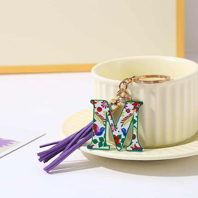 Colorful English Alphabet Keychain & Graduation Gift Accessory
