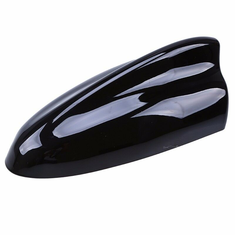 1 Pcs White Big Shark Fin Antenna FM Signal Amplifier Car Roof Decoration Decal