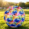 Pallone da Calcio Misura 5 Modello Rainbow Friends, Pallone da Calcio Resistente all'Usura per Partite Allenamento Gioco Sportivo Quotidiano