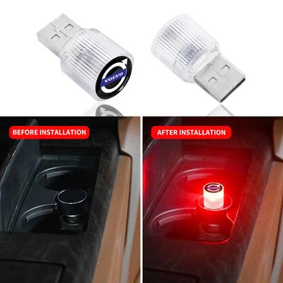 USB Car Light LED Atmosphere Auto Ambient Nightlight Neon Interior Lamp For Xc90 S60 S80 Xc60 Xc70 Xc90 Fh V50 S40 C30