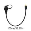 USB2.0 3.1 Type C Port Car Dashboards Panel Mount Cable Male to Female Extension for Boats Motorcycle
