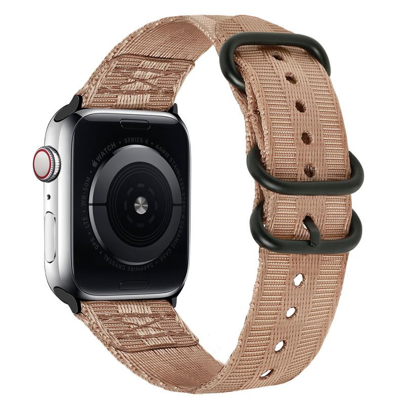 Nylon Strap for Apple Watch Ultra 2/3 49mm Band 46mm 42mm 45mm 41 44 40mm Canvas Bracelet iWatch Series 11 10 9 8 7 6 5 SE Belt