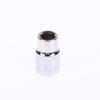 6-24Mm 3/8 Short Hex Socket Mirror Polished Chrome-Plated Steel Hex Socket Wrench Head For Auto Repair Home Tool